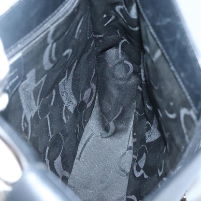 Salvatore Ferragamo Gancini Shoulder Bag Leather, BLACK, LEATHER, Shoulder bag