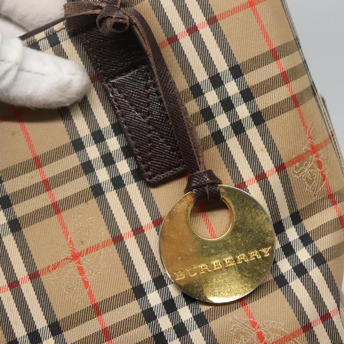 Burberry Nova Check Tote canvas check pattern, BEIGE, CANVAS, Tote bag