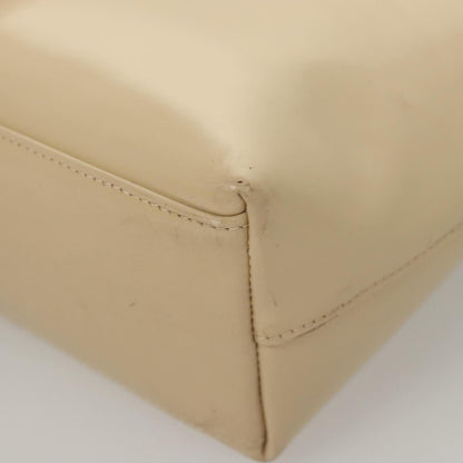 Gucci Vintage Handbag Enamel, BEIGE, PATENT_LEATHER, Handbag