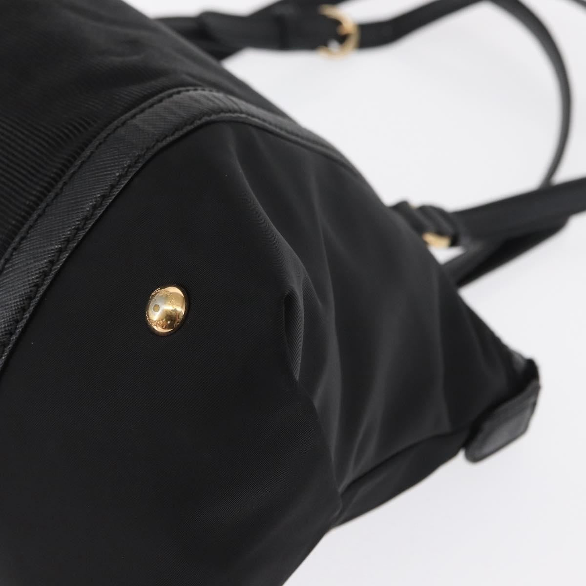 Salvatore Ferragamo Vala Handbag Nylon, BLACK, NYLON, Handbag