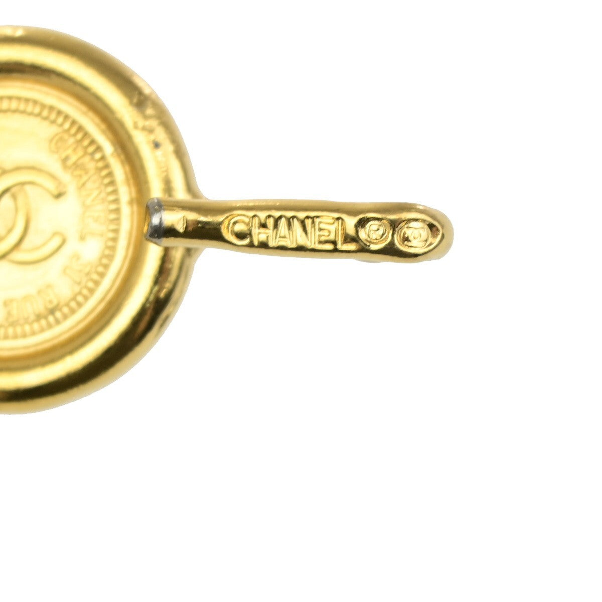 Chanel CC Logo Elastic Belt Leather, GOLD, GOLD_PLATED, Belts