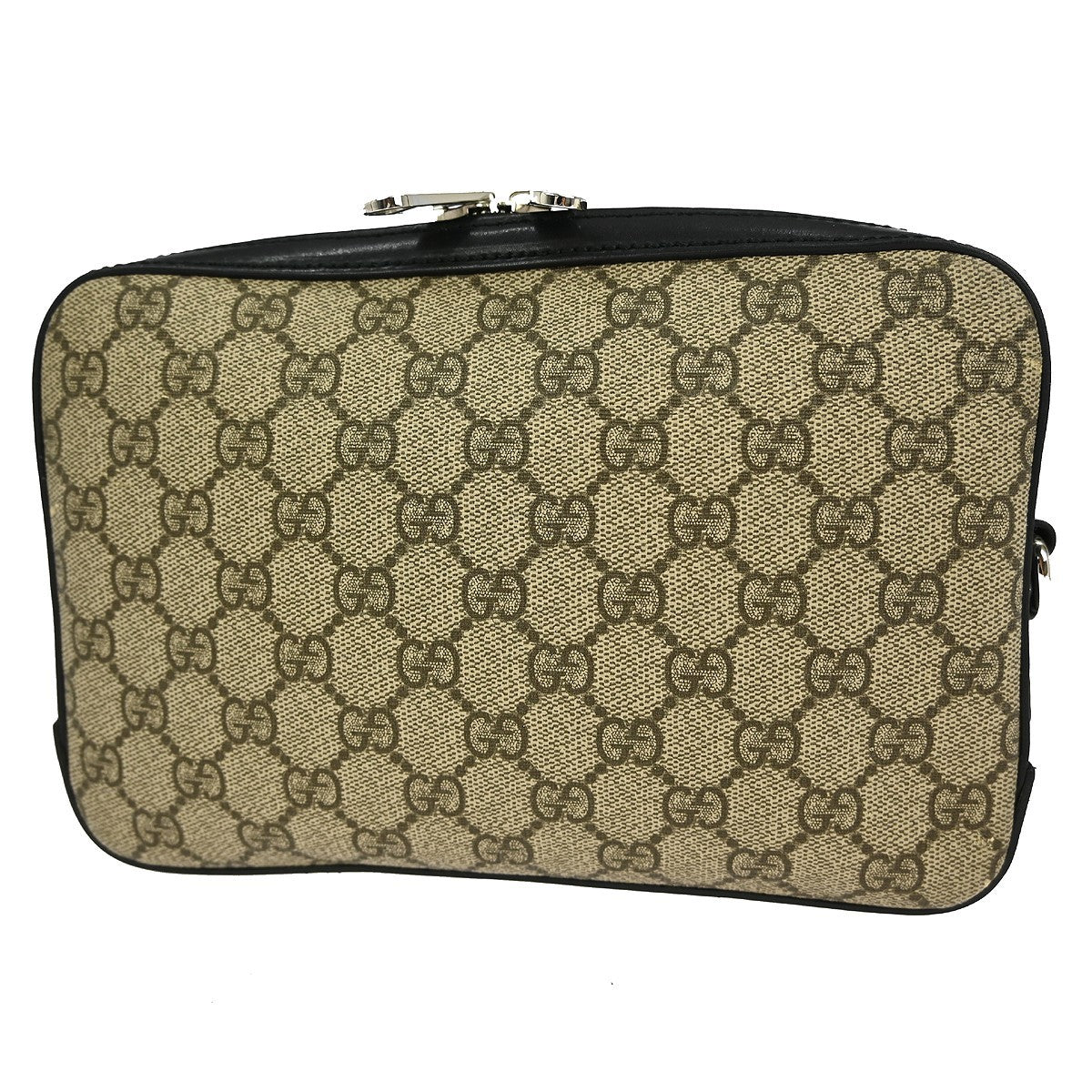 Gucci Camera Shoulder Bag GG Coated Canvas, BEIGE, CANVAS, Clutche & pouche