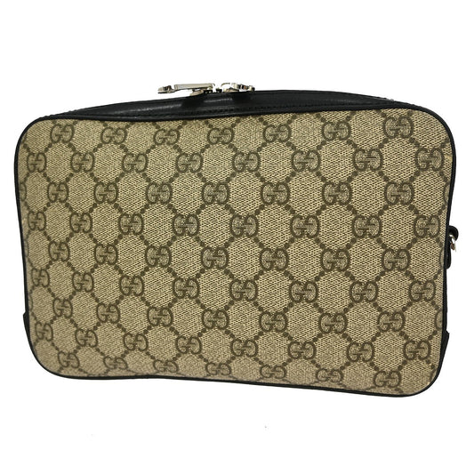Gucci Camera Shoulder Bag GG Coated Canvas, BEIGE, CANVAS, Clutche & pouche
