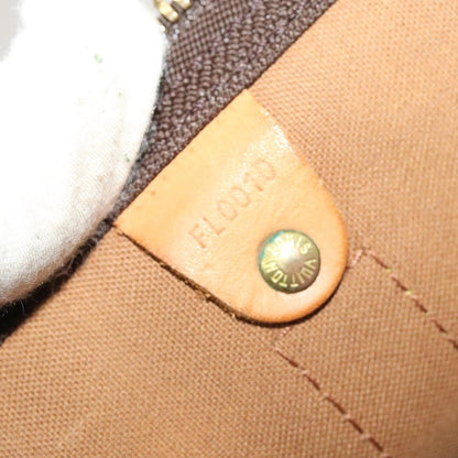 Louis Vuitton Keepall Bag Monogram Canvas, BROWN, CANVAS, Travel bag
