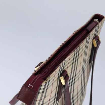 Burberry Nova Check Tote canvas check pattern, BEIGE, CANVAS, Tote bag