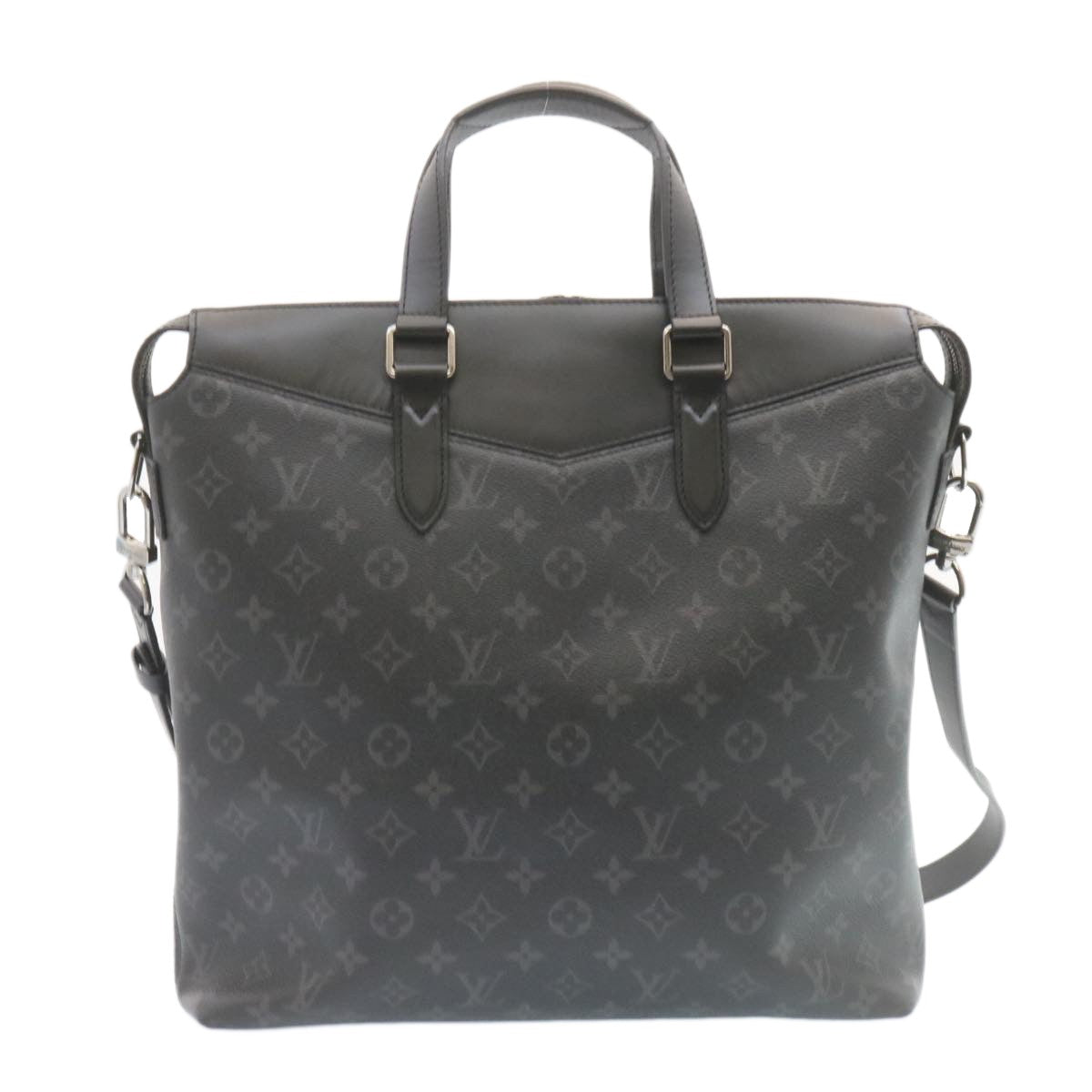 Louis Vuitton Explorer Tote Monogram Eclipse Canvas, BLACK, CANVAS, Tote bag