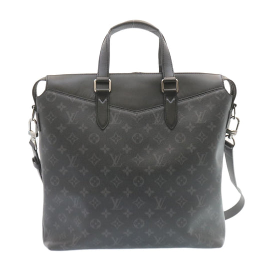 Louis Vuitton Explorer Tote Monogram Eclipse Canvas, BLACK, CANVAS, Tote bag