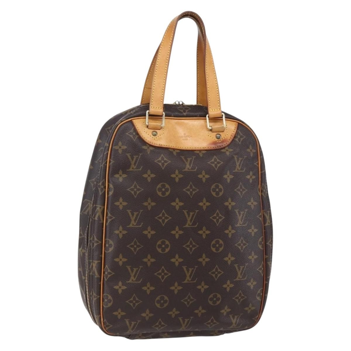 Louis Vuitton Excursion Handbag Monogram Canvas, BROWN, CANVAS, Handbag