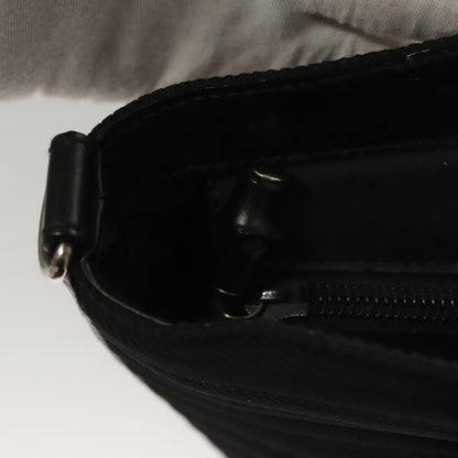 Gucci Vintage Bamboo Handle Tote Nylon, BLACK, NYLON, Tote bag