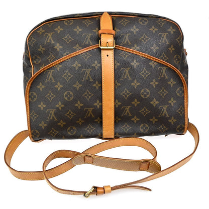 Louis Vuitton Saumur Handbag Monogram Canvas, Brown, Canvas, Shoulder Bag