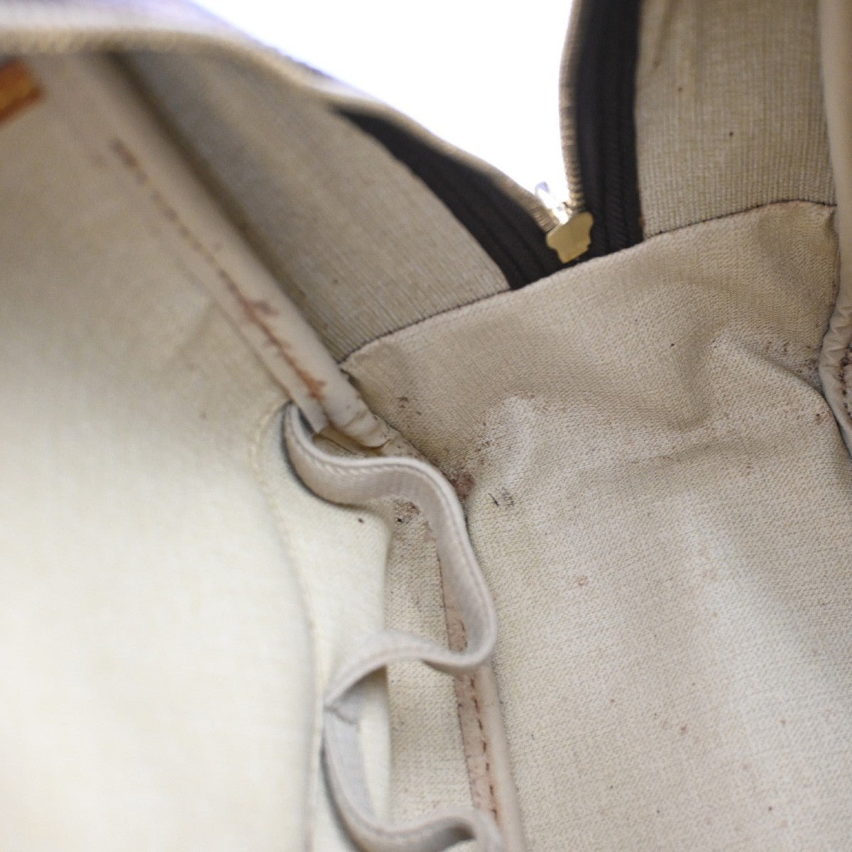 Louis Vuitton Deauville Handbag Monogram Canvas, BROWN, CANVAS, Handbag