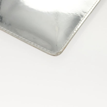 Louis Vuitton Pochette Plate Monogram mirror, SILVER, PATENT_LEATHER, Clutche & pouche