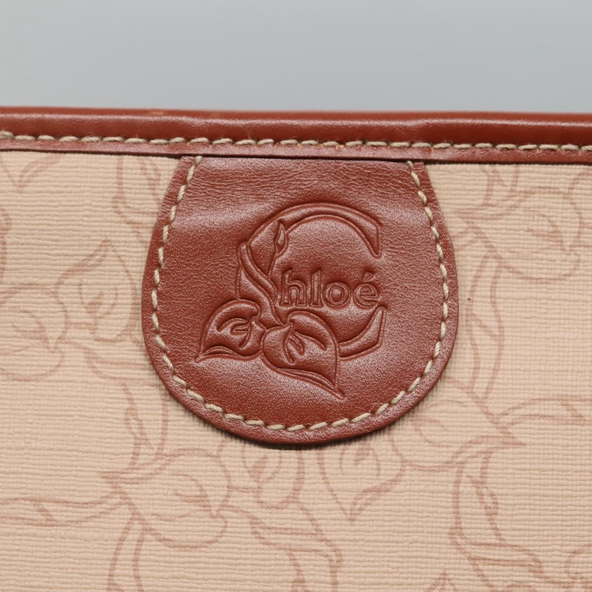 Chloe Vintage Tote bag PVC, BEIGE, PVC, Tote bag