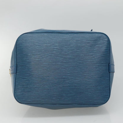 Louis Vuitton Petit Noe Handbag Epi Leather, BLUE, LEATHER, Handbag