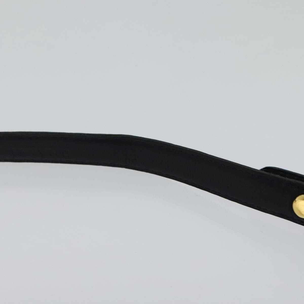 Chanel CC Belt Leather, BLACK, LEATHER, Belts