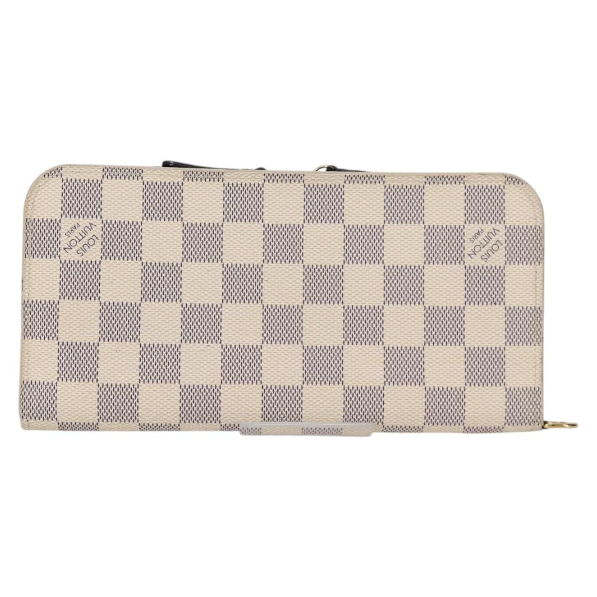 Louis Vuitton Insolite Wallet Damier, WHITE, CANVAS, Wallets