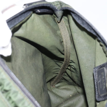 Prada Flat Messenger Bag Tessuto, KHAKI, NYLON, Shoulder bag