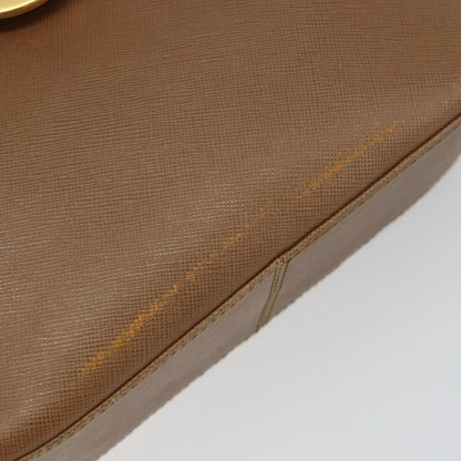 Salvatore Ferragamo Vintage Handbag Leather, BROWN, LEATHER, Handbag