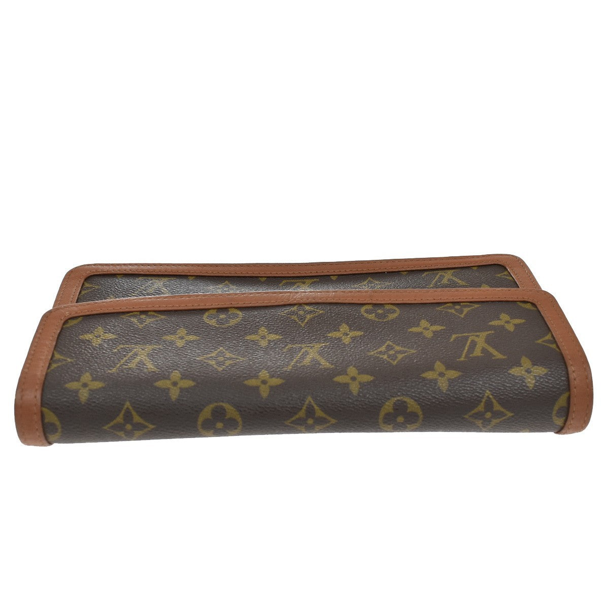 Louis Vuitton Dame Pochette Monogram Canvas, BROWN, CANVAS, Clutche & pouche