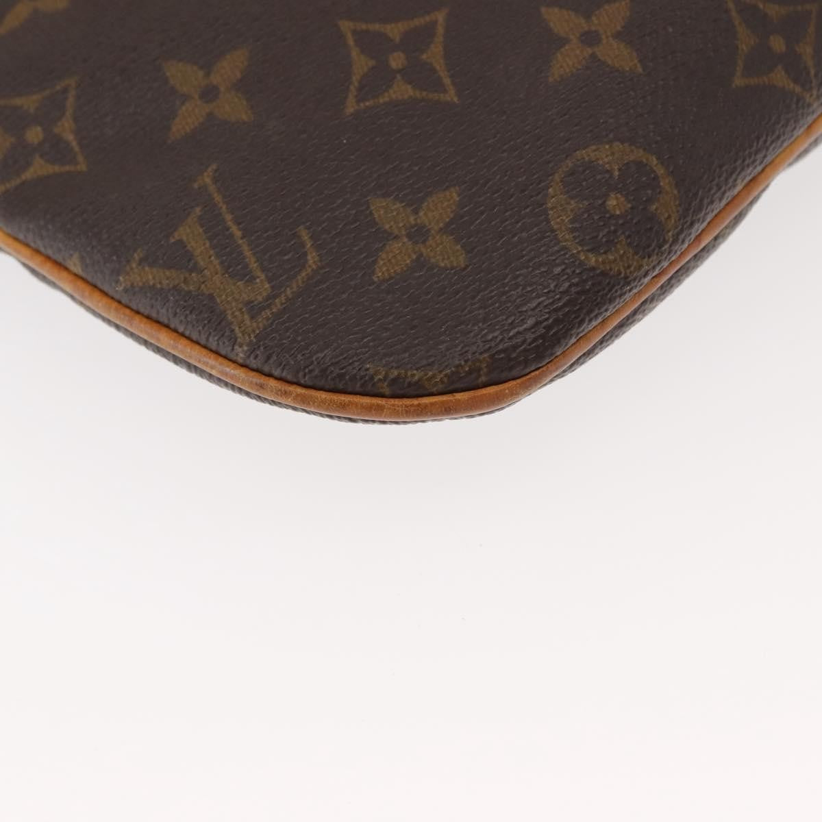 Louis Vuitton Bosphore Pochette Monogram Canvas, BROWN, CANVAS, Shoulder bag