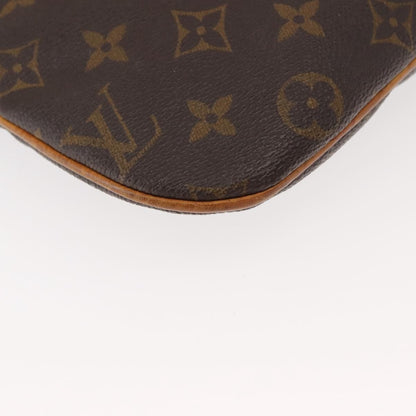 Louis Vuitton Bosphore Pochette Monogram Canvas, BROWN, CANVAS, Shoulder bag