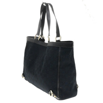 Gucci Abbey D-Ring Tote GG Canvas, BLACK, CANVAS, Tote bag