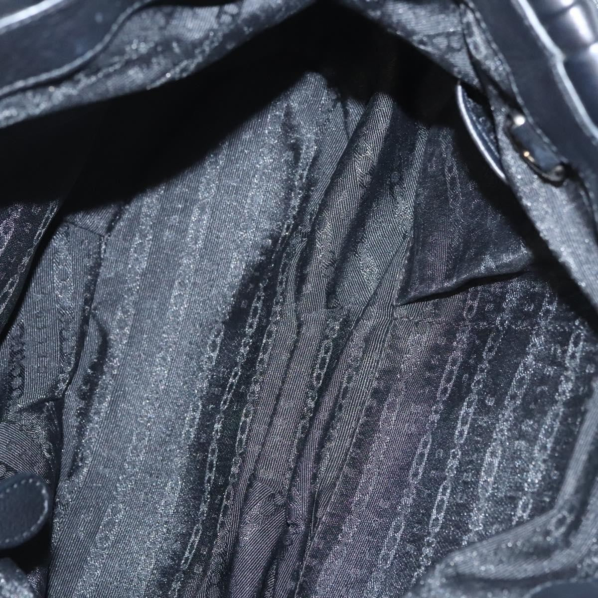 Celine Pillow Handbag Leather, BLACK, LEATHER, Handbag