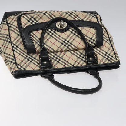 Burberry Nova Check Handbag Nova Check Canvas and leather, BEIGE, CANVAS, Handbag