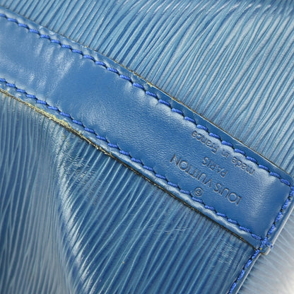 Louis Vuitton Petit Noe Handbag Epi Leather, BLUE, LEATHER, Shoulder bag