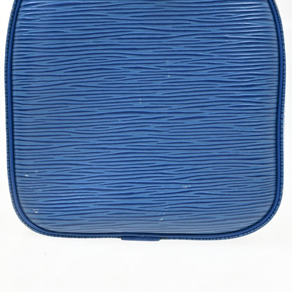 Louis Vuitton Speedy Handbag Epi Leather, Blue, Leather, Handbag