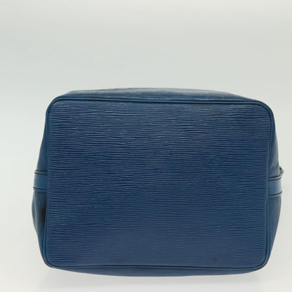 Louis Vuitton Petit Noe Handbag Epi Leather, BLUE, LEATHER, Handbag