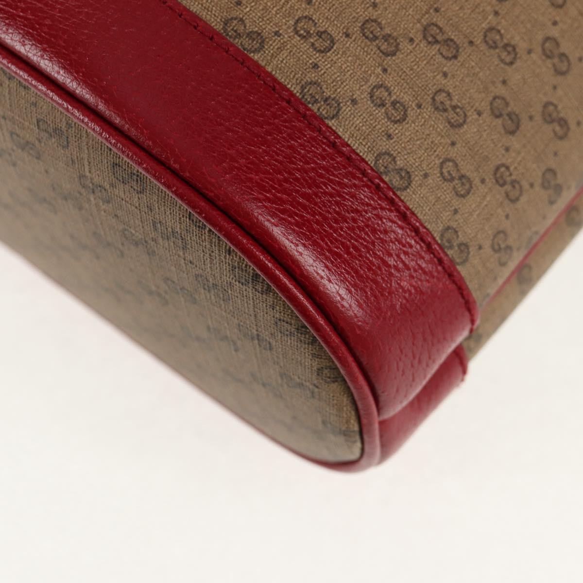 Gucci Doraemon Bucket Bag Printed Mini GG Coated Canvas, BEIGE, PVC, Shoulder bag