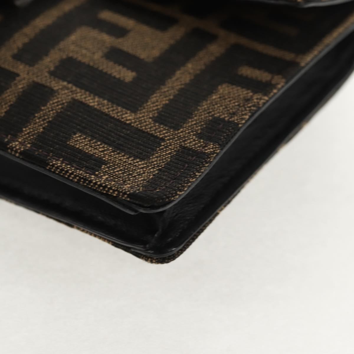 Fendi Baguette Convertible Belt Bag Zucca canvas, BLACK, CANVAS, Shoulder bag