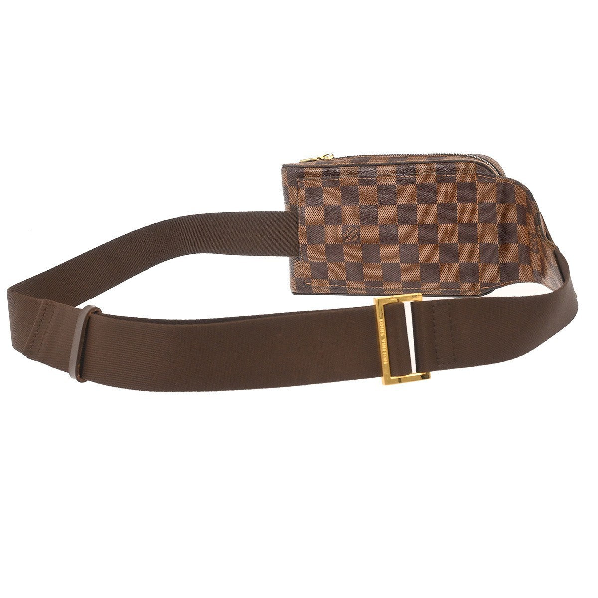 Louis Vuitton Geronimos Waist Bag Damier, BROWN, CANVAS, Clutche & pouche