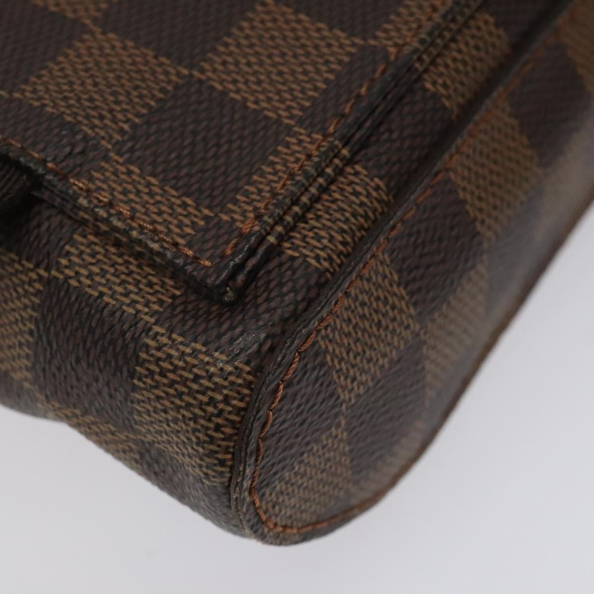 Louis Vuitton Geronimos Waist Bag Damier, BROWN, CANVAS, Shoulder bag