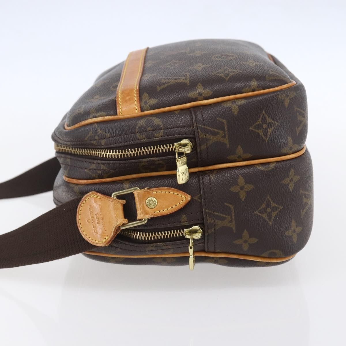 Louis Vuitton Reporter Bag Monogram Canvas, BROWN, CANVAS, Shoulder bag