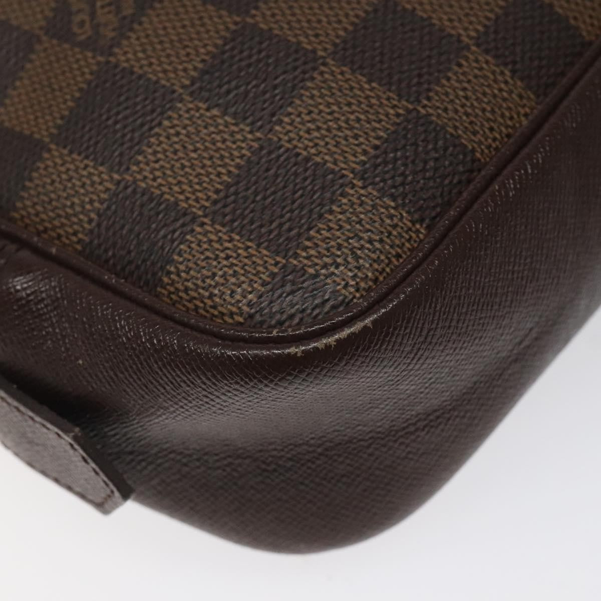 Louis Vuitton Trousse Toiletry Pouch Damier Canvas, BROWN, CANVAS, Toiletry Case