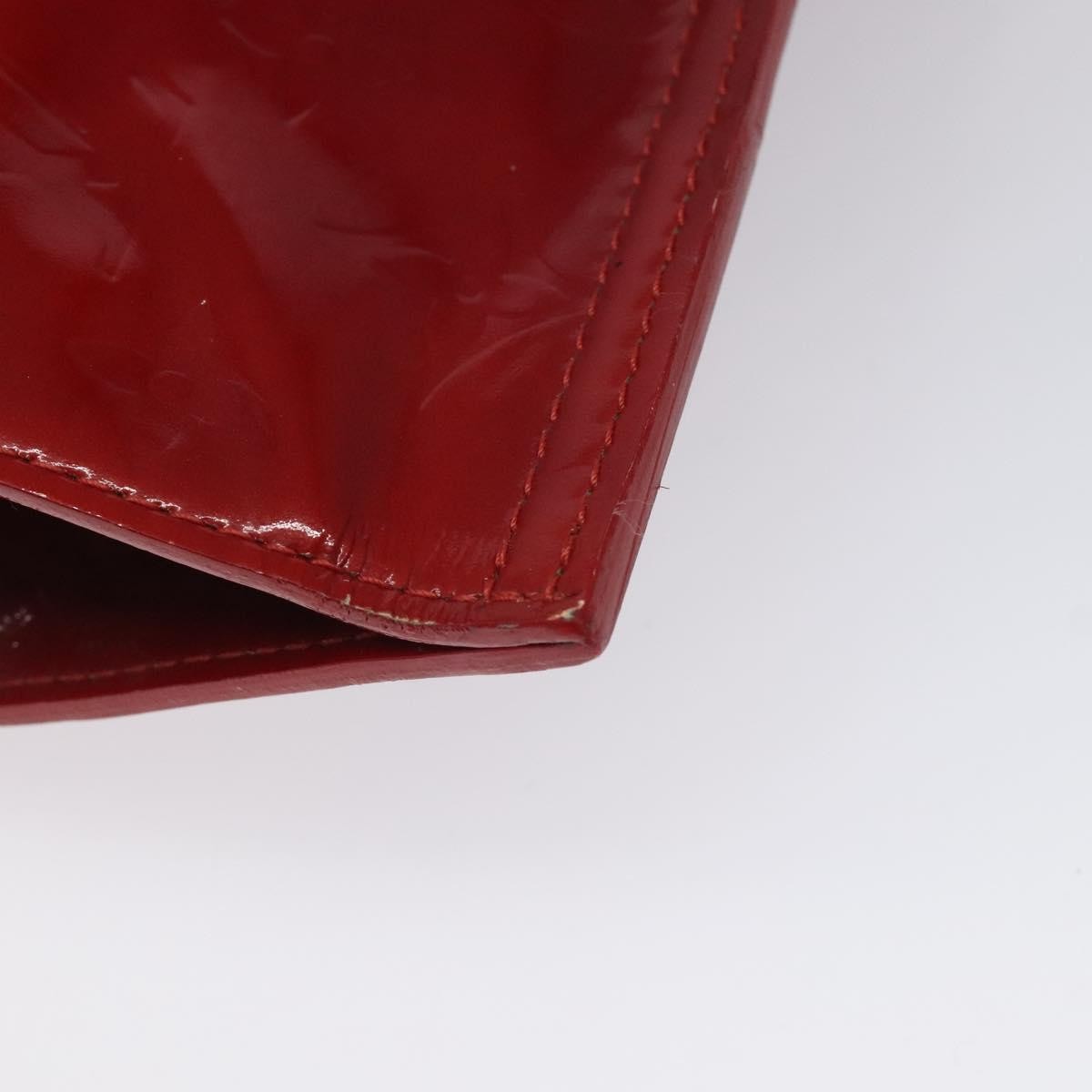 Louis Vuitton Stanton Handbag Monogram Vernis, RED, PATENT_LEATHER, Tote bag