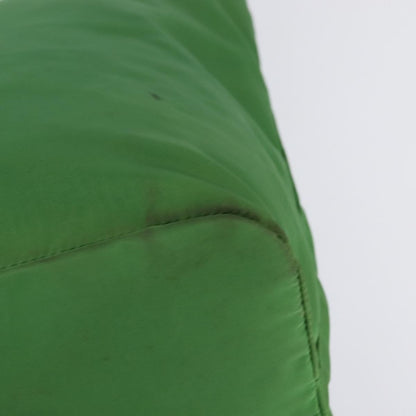 Prada Metal Handles Tote Tessuto, GREEN, NYLON, Tote bag