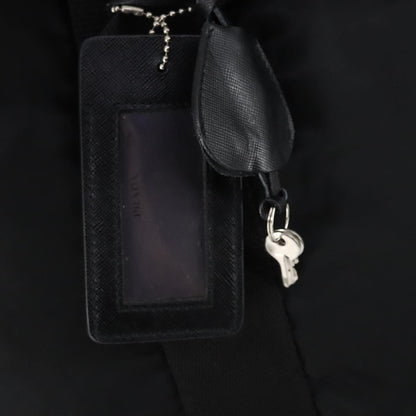 Prada Boston Bag Tessuto, BLACK, NYLON, Handbag