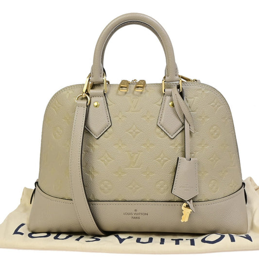 Louis Vuitton Neo Alma Handbag Monogram Empreinte Leather, BEIGE, LEATHER, Handbag