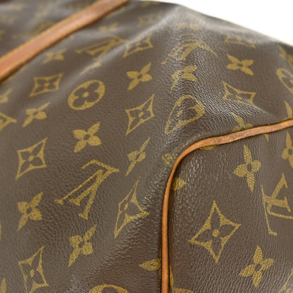 Louis Vuitton Keepall Bag Monogram Canvas, BROWN, CANVAS, Travel bag