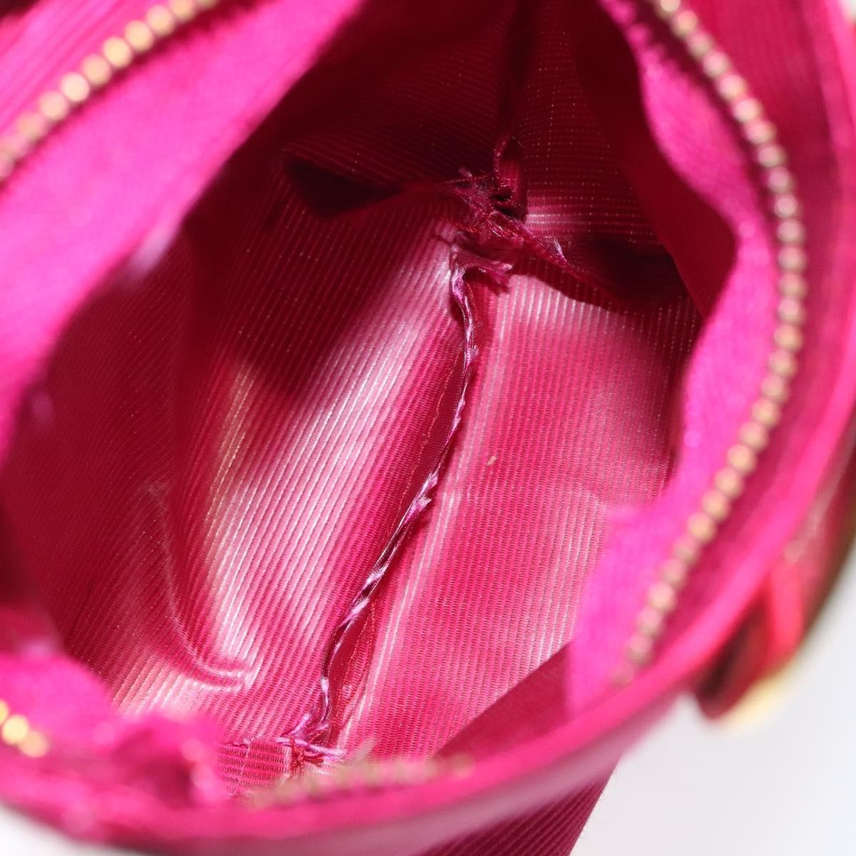 Celine Circle Logo Pouch Nylon, PINK, NYLON, Clutche & pouche