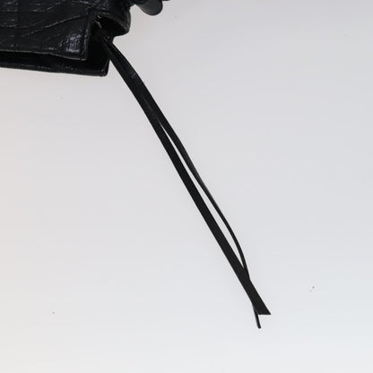 Burberry Vintage Crossbody Bag Leather, BLACK, LEATHER, Shoulder bag