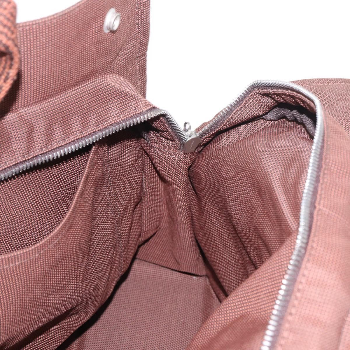 Hermes Fourre Tout Tote Canvas, Brown, Canvas, Tote Bag