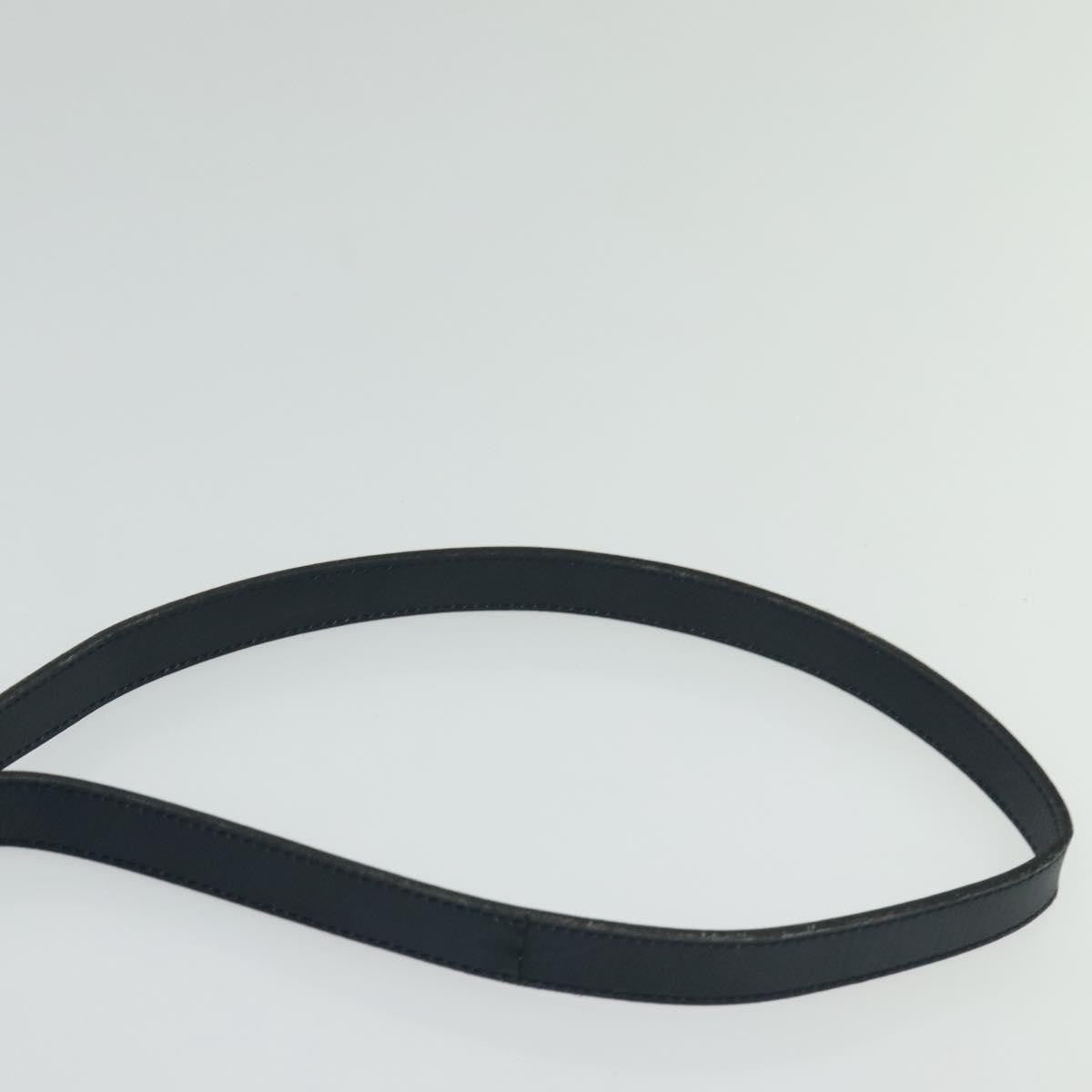 Christian Dior Vintage Trotter Shoulder Bag Embroidered Diorissimo Canvas, NAVY, CANVAS, Shoulder bag