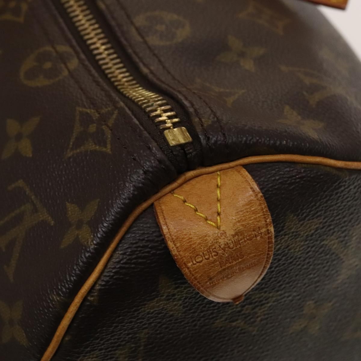 Louis Vuitton Keepall Bag Monogram Canvas, BROWN, CANVAS, Travel bag