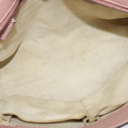 Gucci Swing Crossbody Bag Pebbled Leather, PINK, LEATHER, Crossbody bag