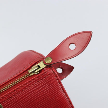 Louis Vuitton Speedy Handbag Epi Leather, RED, LEATHER, Handbag