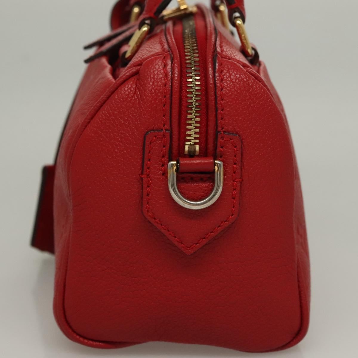 Louis Vuitton Speedy Bandouliere NM Bag Monogram Empreinte Leather, RED, LEATHER, Handbag